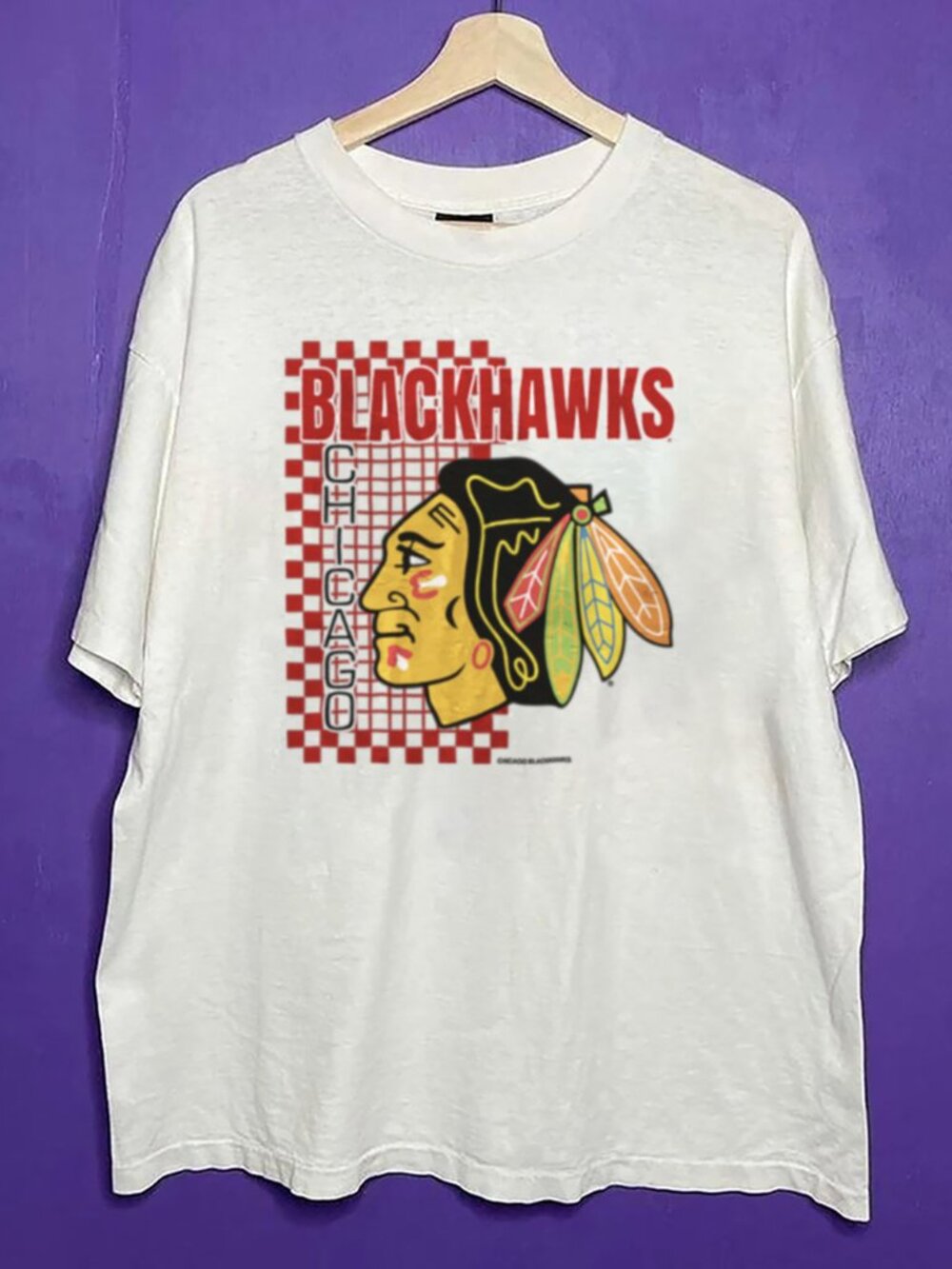 Vintage Chicago Blackhawks Hockey Shirt, NHL Chicago Blackhawks Unisex Shirt Tee